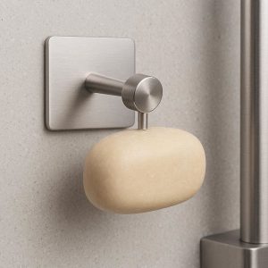 12 Stainless Steel Wall Mounted Magnetic Soap Holder For Minimalist Shower Organization And Easy Clean