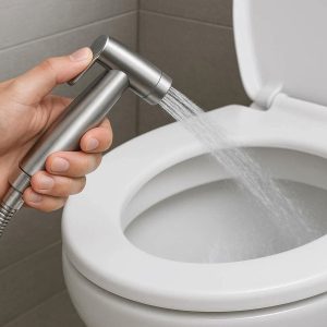 7 Handheld Bidet Sprayer For Toilet Personal Hygiene With Adjustable Pressure For Gentle Cleaning